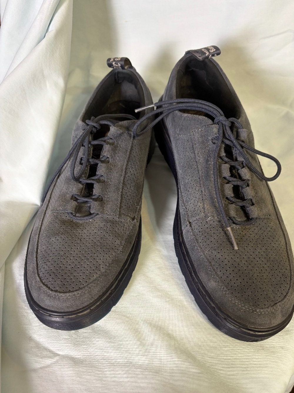 Doc Marten Gray Suede Shoes US Size 11 / EU 46